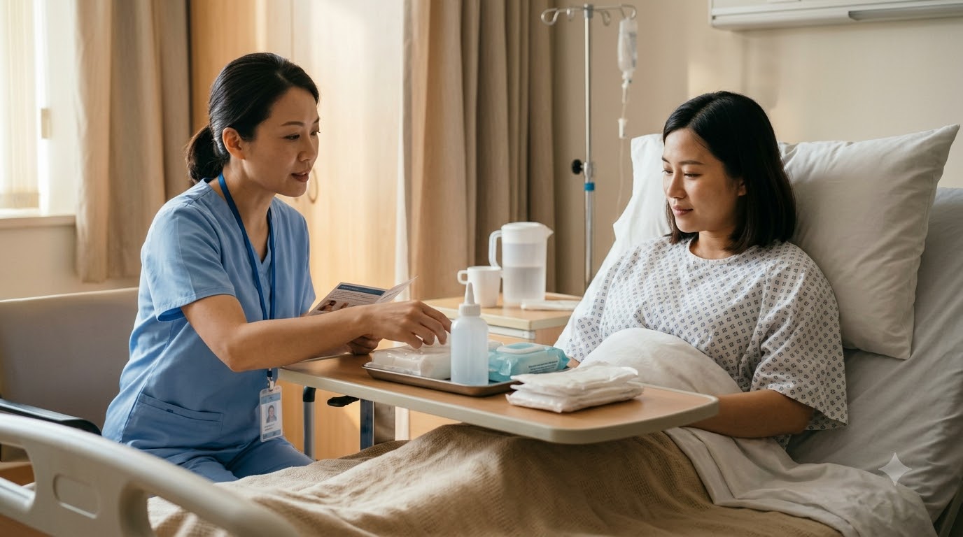Chăm sóc vết khâu tầng sinh môn