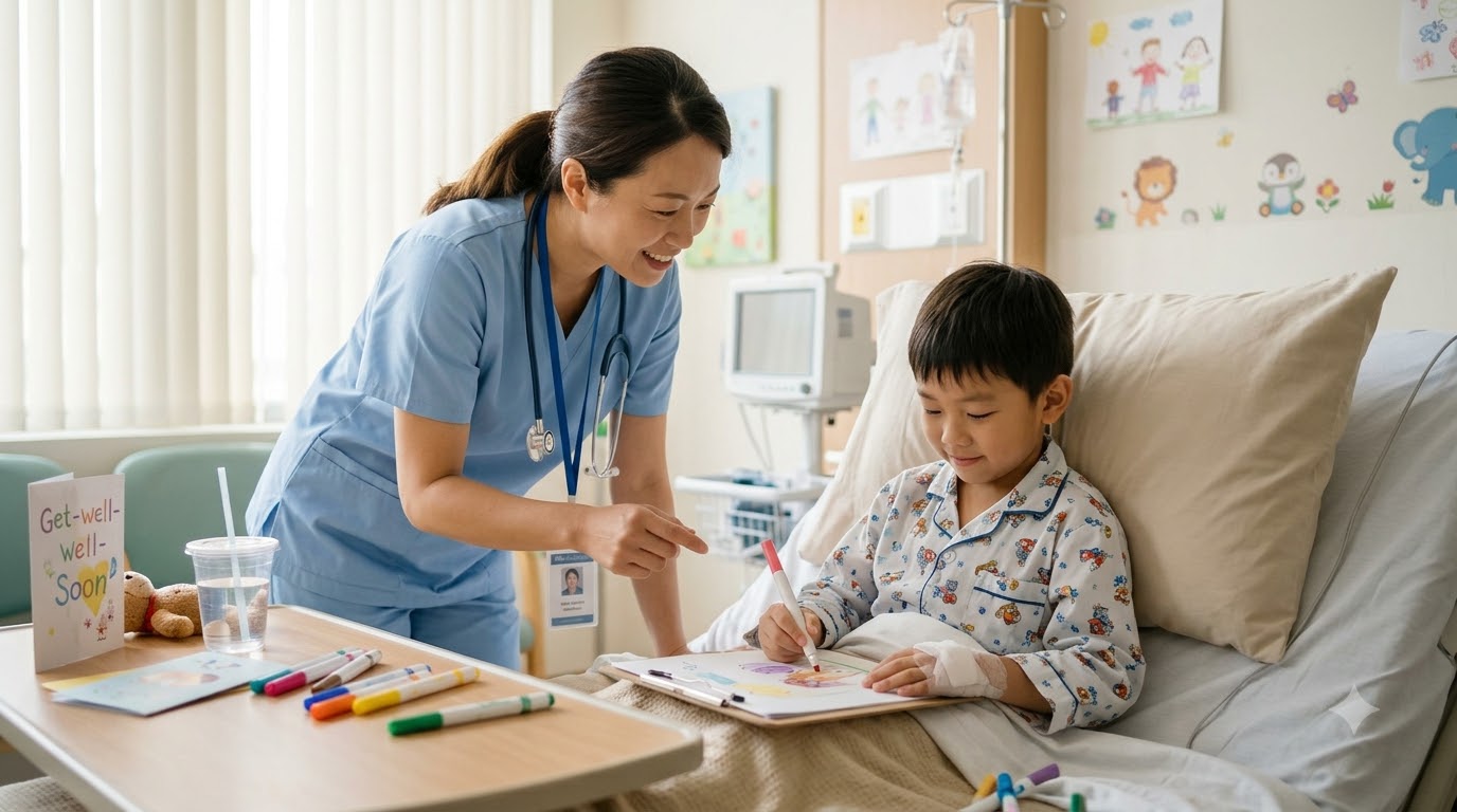 Chăm sóc trẻ trong thời gian hồi phục